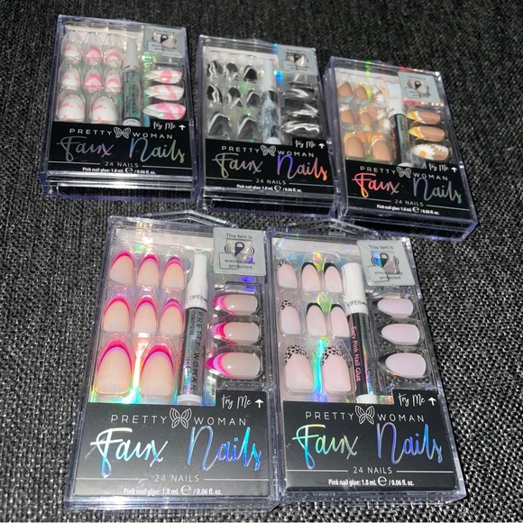 PRETTY WOMAN "TRY ME" FAUX NAILS - 2 packs - Picture 3 of 5